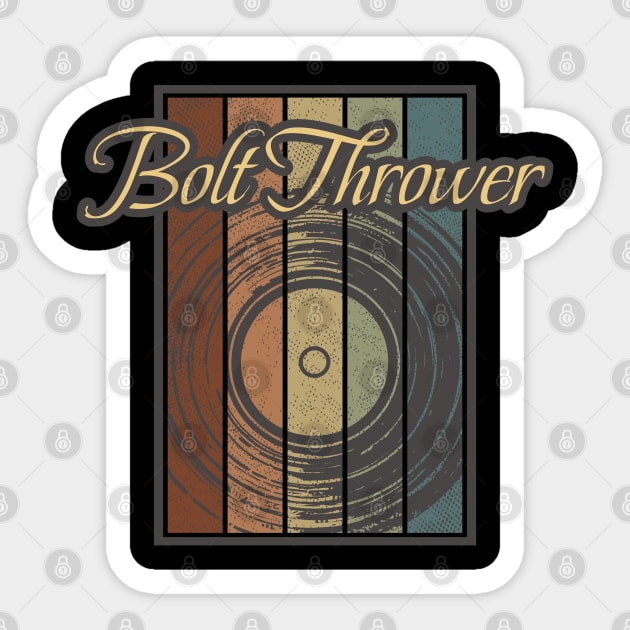 Bolt Thrower Vynil Silhouette Sticker by North Tight Rope